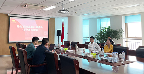 濟(jì)南高新區(qū)黨工委委員、管委會(huì)副主任張磊蒞臨和普威視參觀調(diào)研